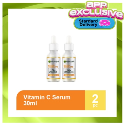 GARNIER Garnier Bright Complete Vitamin C Brightening Serum for Dark Spots 30ml Twin Pack image