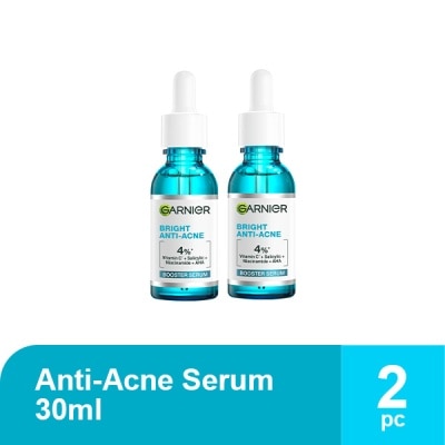 GARNIER - Garnier Bright Complete 4% Salicylic Acid Anti-Acne Serum for Acne 30ml Twin Pack image