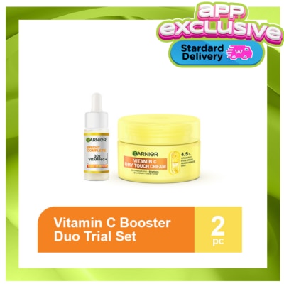 GARNIER Garnier Bright Complete Vitamin C Booster Duo for Dull Skin [Serum 15ml & Moisturizer 30ml] image