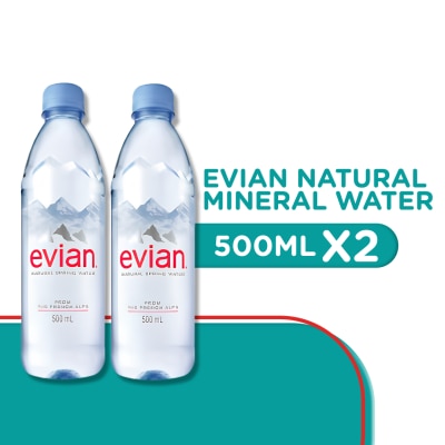 EVIAN - EVIAN Natural Mineral Water 500ML X 2 image