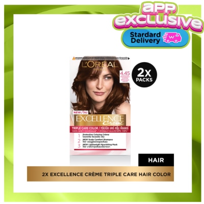 LOREAL LP EXC CREME 3 DARK BROWN DUO image