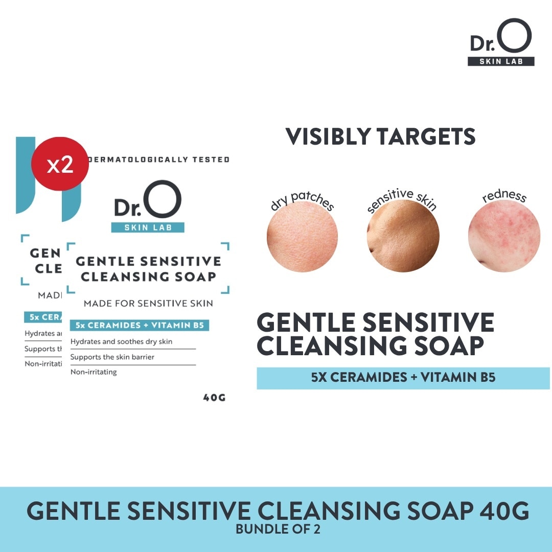 Dr.O Skin Lab Gentle Sensitive Cleansing Soap 40g Bundle of 2 image