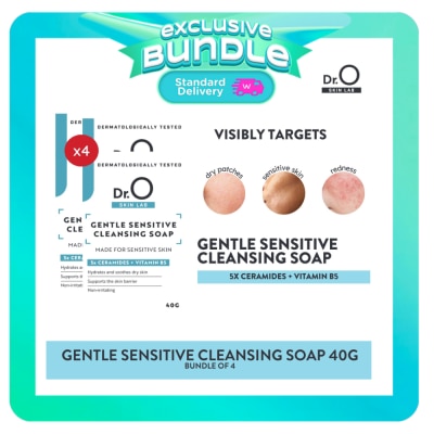 DR O Dr.O Skin Lab Gentle Sensitive Cleansing Soap 40g Bundle of 4 image