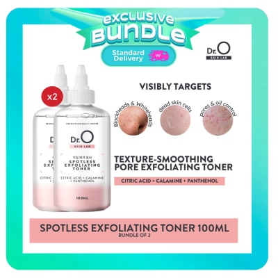 DR O Dr.O Skin Lab Spotless Exfoliating Toner 100ml Bundle of 2 image
