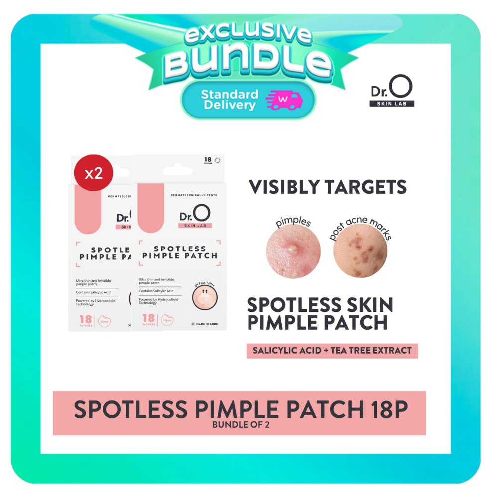 Dr.O Skin Lab Spotless Pimple Patch 18P Bundle of 2 image