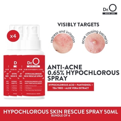 DR O - Dr.O Skin Lab Hypochlorous Skin Rescue Spray 50ml Bundle of 4 image