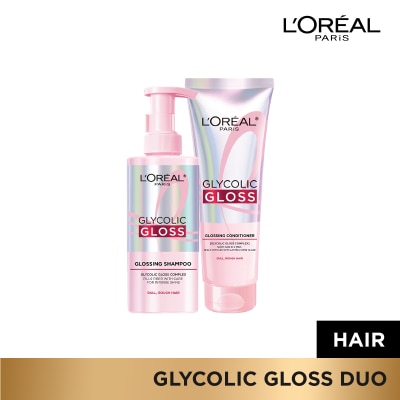 ELSEVE - L'Oreal Paris Elseve Glycolic Gloss Shampoo 440ml & Conditioner 200ml Glossy Shine Duo image
