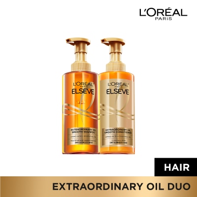 ELSEVE - L'Oreal Paris Elseve Extraordinary Oil Shampoo 440ml & Conditioner 440ml Dry Hair Duo image