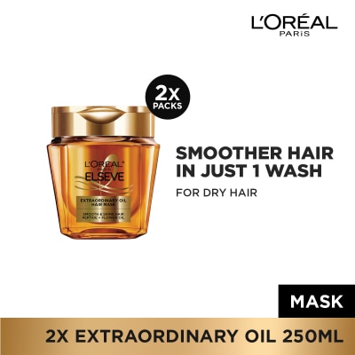 ELSEVE - L'Oreal Paris Elseve Extraordinary Oil Hair Mask 250ml Set of 2 image