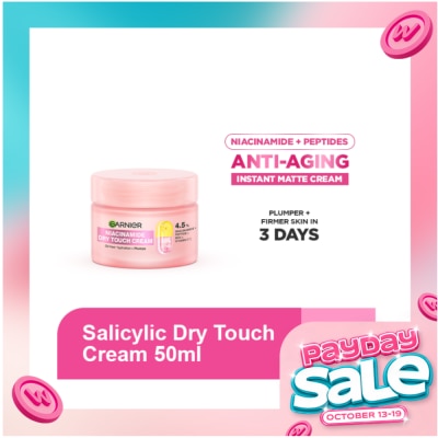 GARNIER GARNIER Niacinamide Dry Touch Cream Anti Aging Moisturizer 50ml image