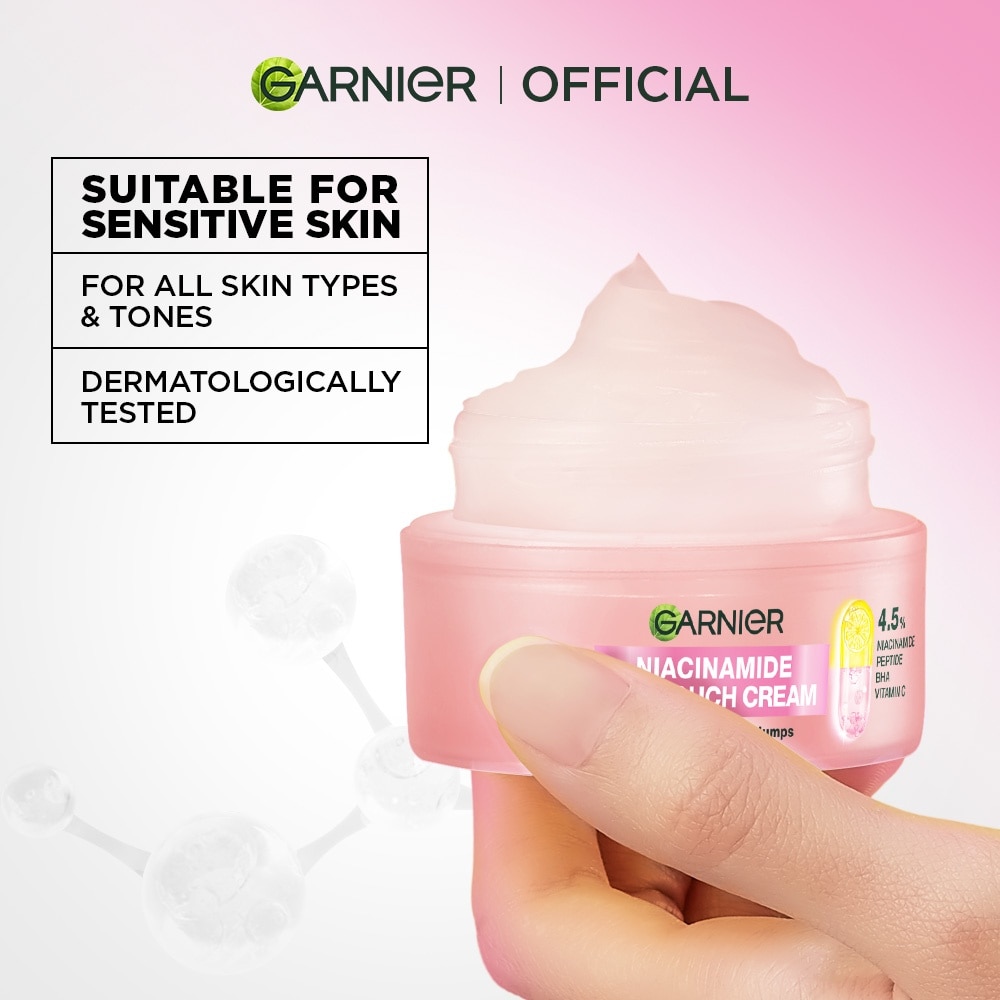 GARNIER Niacinamide Dry Touch Cream Anti Aging Moisturizer 50ml image