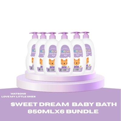 WATSONS - WATSONS Sweet Dream Baby Bath 850ml x 6 Bundle image