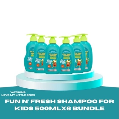 WATSONS - WATSONS Kids Shampoo 500ML x 6 Bundle image