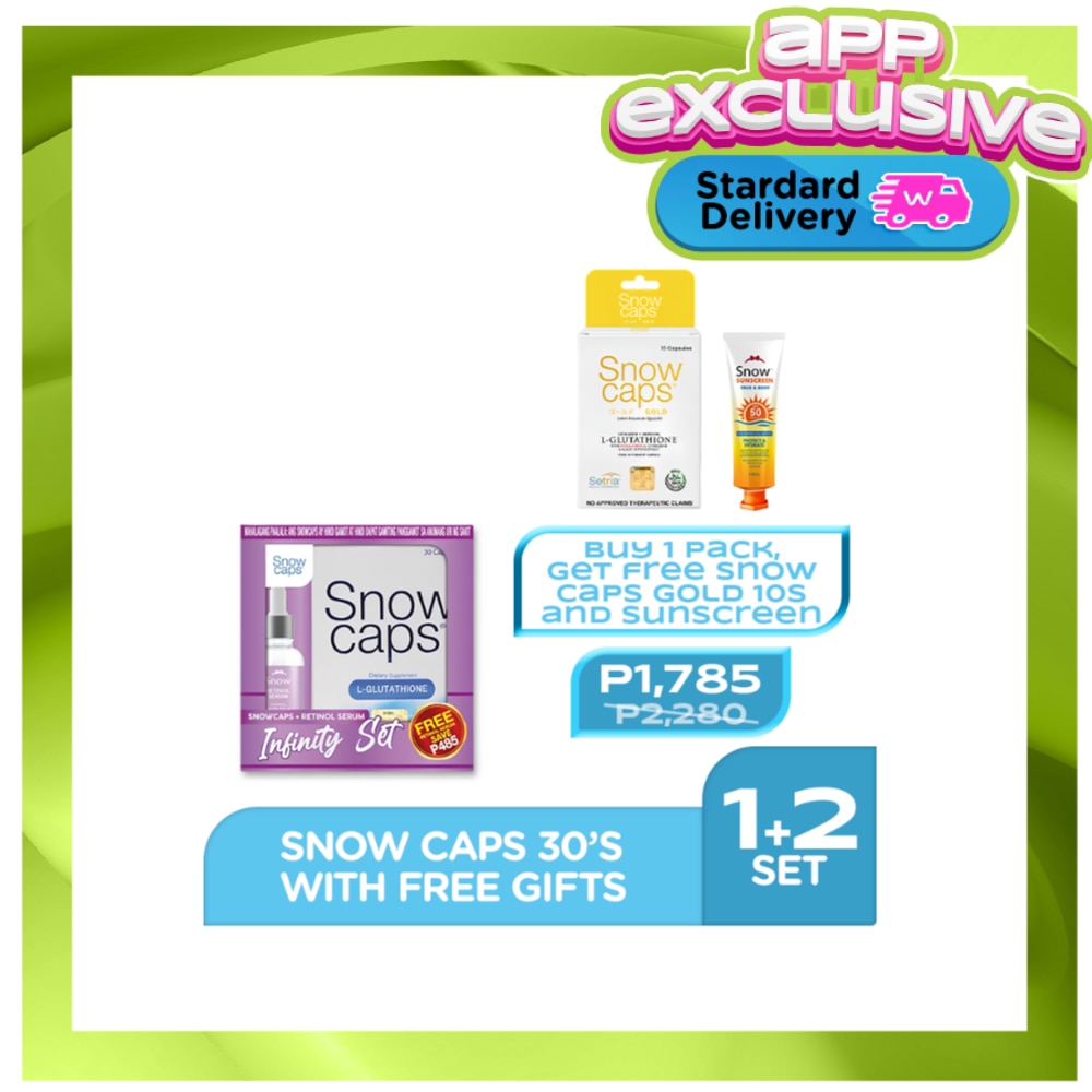 Snowcaps 30S With Free Retinol Plus Free Gifts image