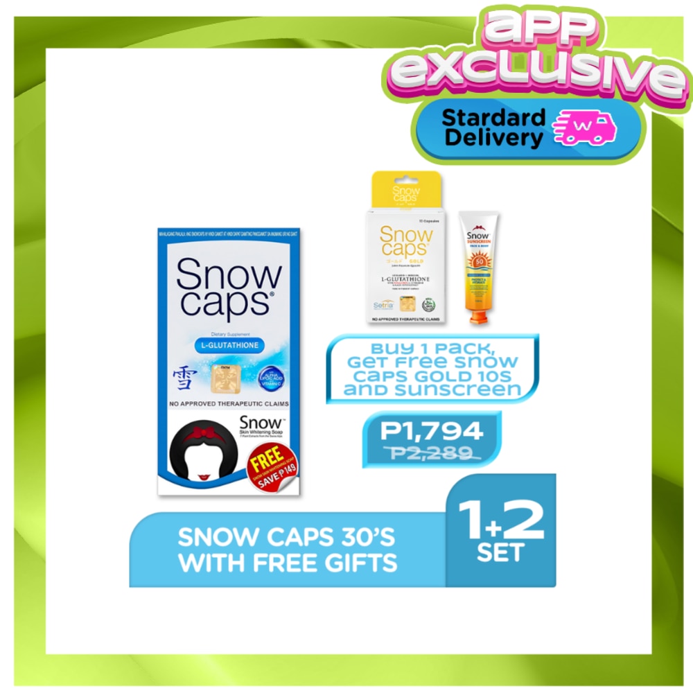 Snowcaps 30S With Free Soap Plus Free Gifts image