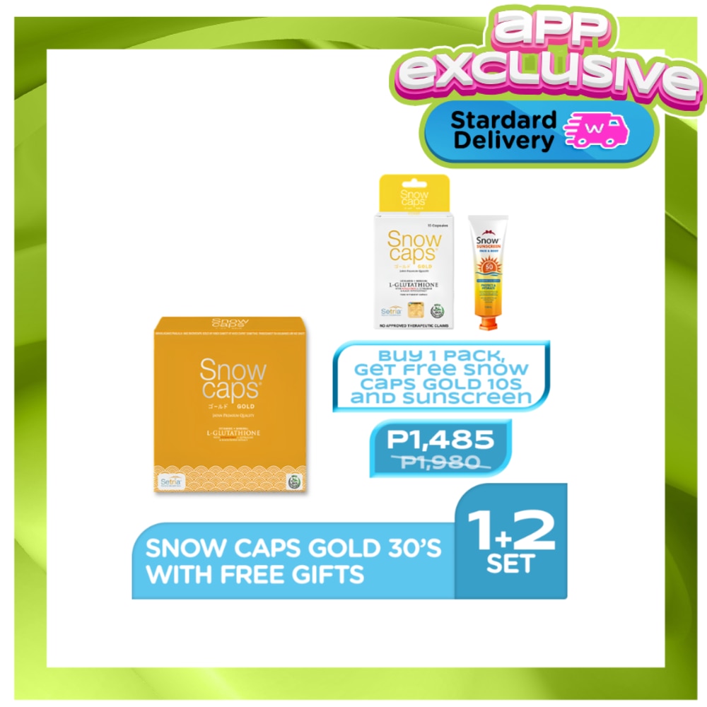 Snowcaps Gold 30S With Free Soap Plus Free Gifts image