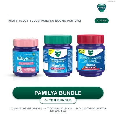 VICKS VICKS PAMILYA BALM AND RUB ESSENTIALS image