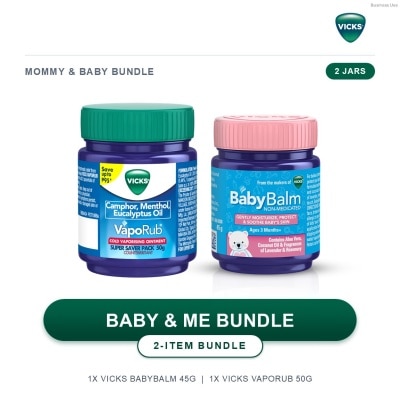 VICKS VICKS BABY X ME BALM X RUB BUNDLE image