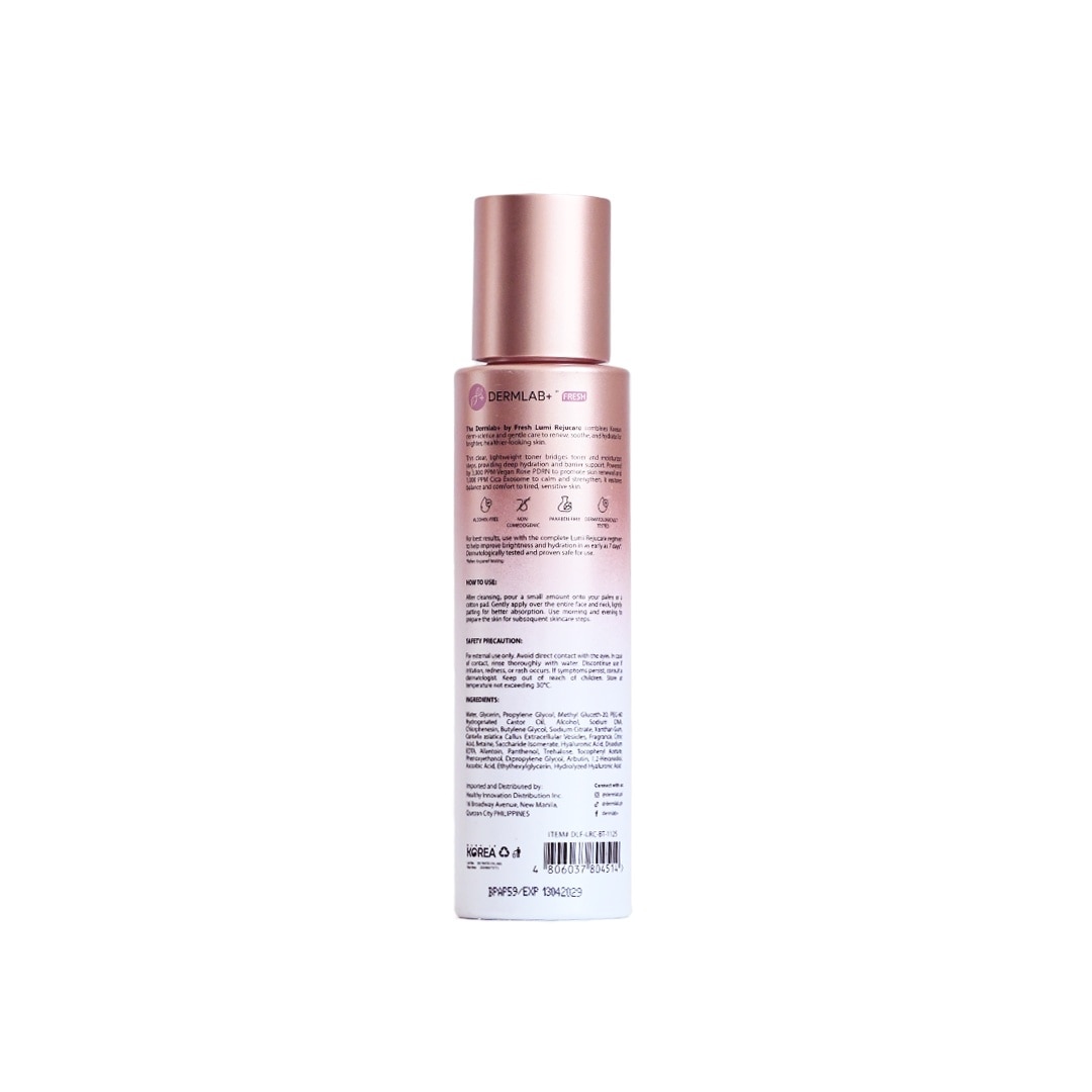 DERMLAB+ by Fresh Lumi Rejucare pH 5.5 Toner Brightening Hydrating 100ml image