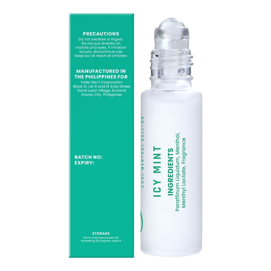 SubZero Icy Mint Cool Menthol Roll-On 10 ML