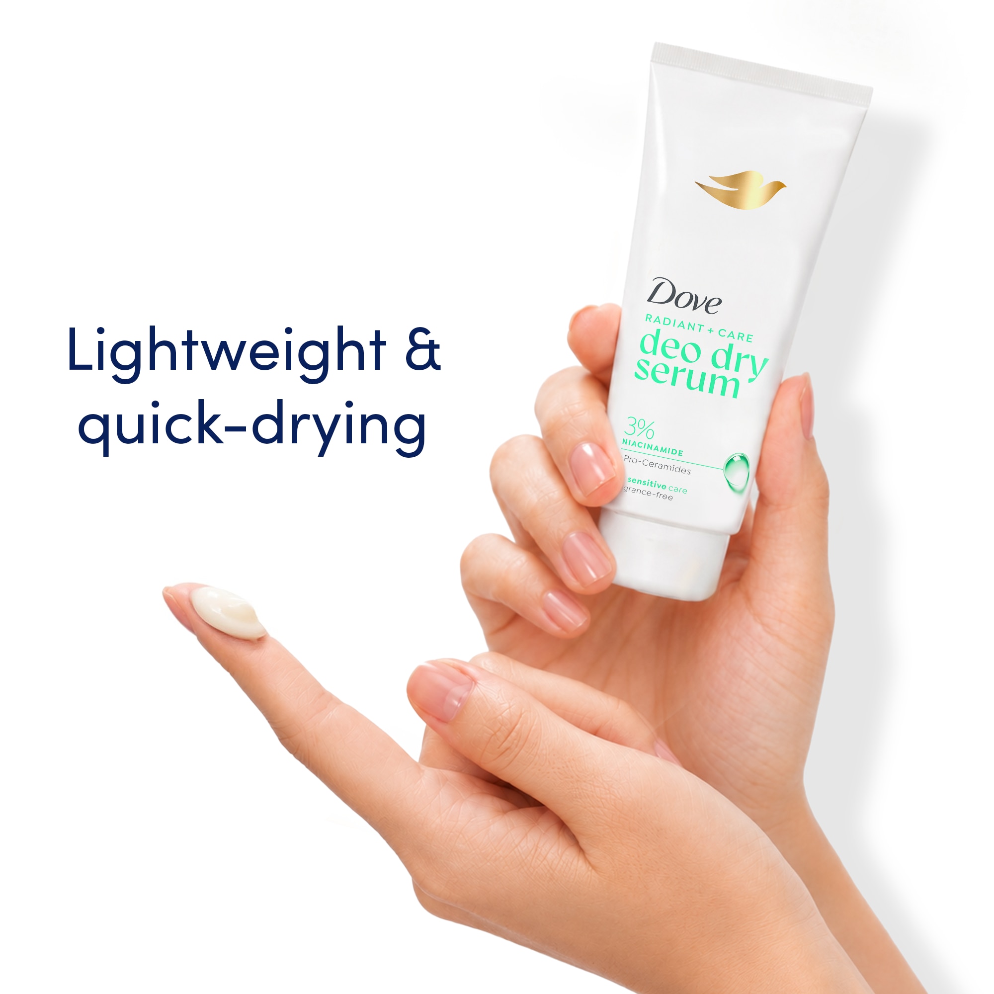 DOVE Radiant + Care Dry Serum Niacinamide + Ceramides Deodorant 40ml image