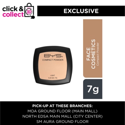 BYS BYS Compact Powder 2 Layer With Sponge Light (Available for Click & Collect in Selected Stores)