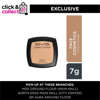 BYS - BYS Compact Powder 2 Layer with Sponge Medium (Available for Click & Collect in Selected Stores)