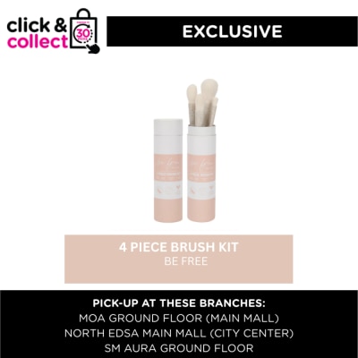 BYS BYS BE FREE by BYS 4 Pack Brushes (Available for Click & Collect in Selected Stores)