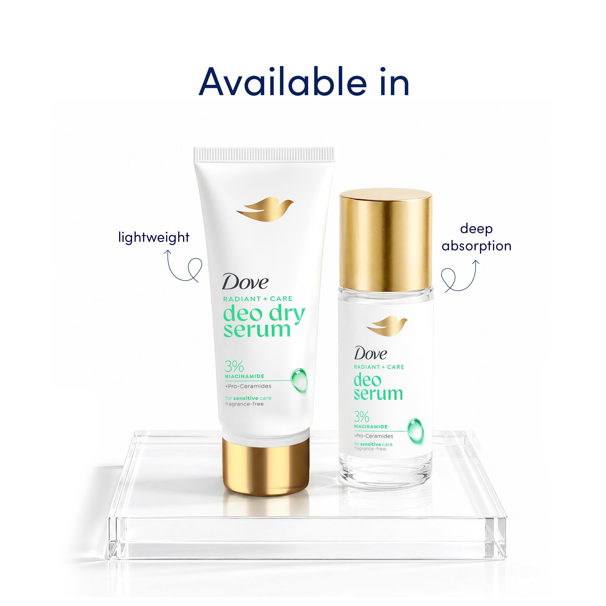 DOVE Deodorant + Care Serum Niacinamide + Ceramides Deodorant 45ml image