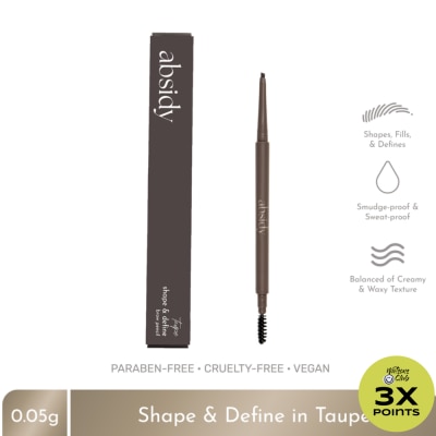ABSIDY ABSIDY Shape & Define Brow Pencil Taupe w/ Free Refill