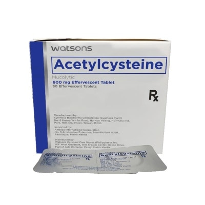 WATSONS GENERICS WATSONS GENERICS Acetylcysteine 600mg Effervescent Tablet