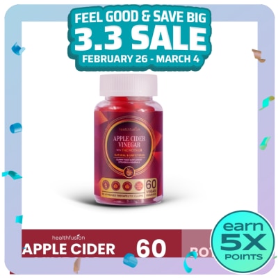 HEALTH FUSION HEALTH FUSION Apple Cider with Vitamins Food Supplement 60's