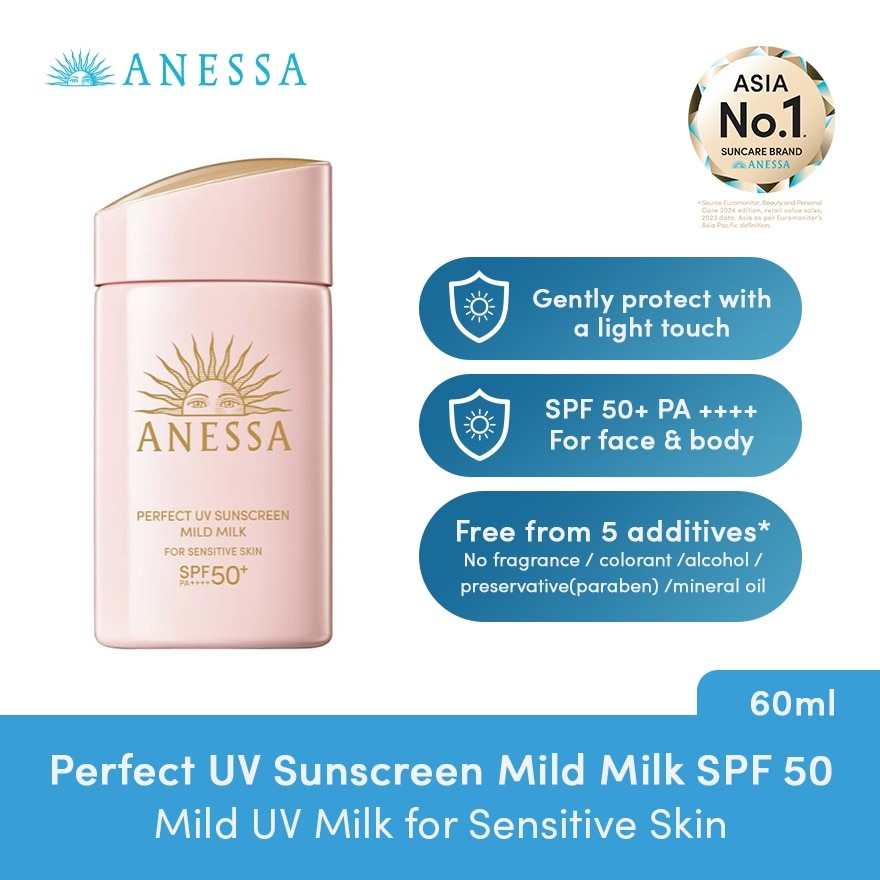 Perfect UV Sunscreen Mild Milk For Sensitive Skin - 60ml