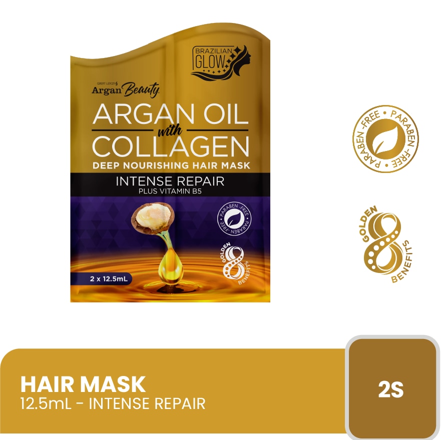 Hair Mask with Argan Oil Intense Repair plus Vitamin B5