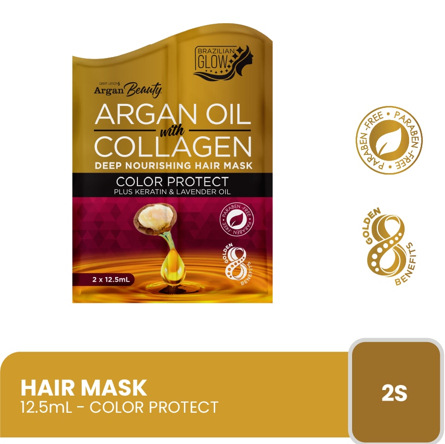 Beauty Hair Mask with Argan Oil Color Protect plus Keratin & Lavander Oil