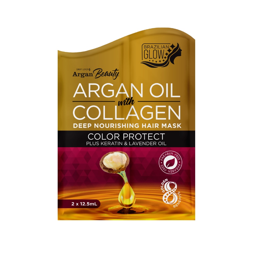 Beauty Hair Mask with Argan Oil Color Protect plus Keratin & Lavander Oil