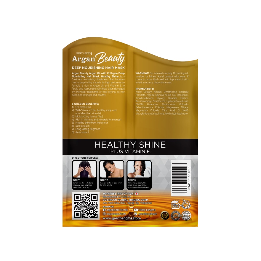 Hair Mask with Argan Oil 25ml