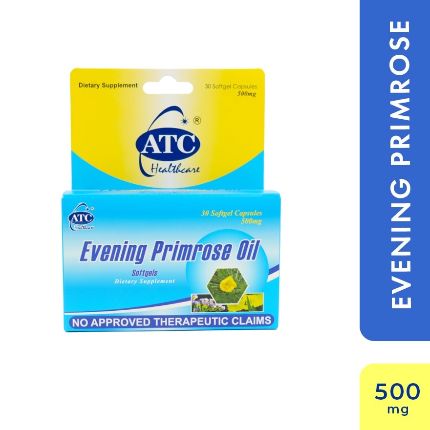 ATC HEALTH Evening Primrose Oil Vitamin E 50mg Sold Per Piece
