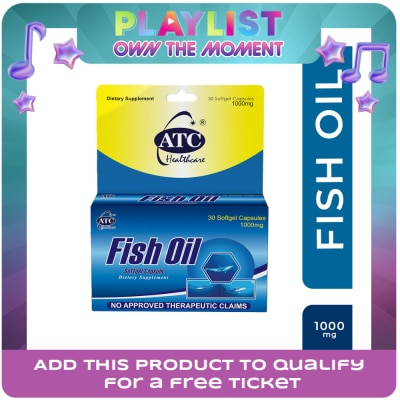 ATC HEALTH - Fish Oil 1000mg 1 Box Softgel Capsule