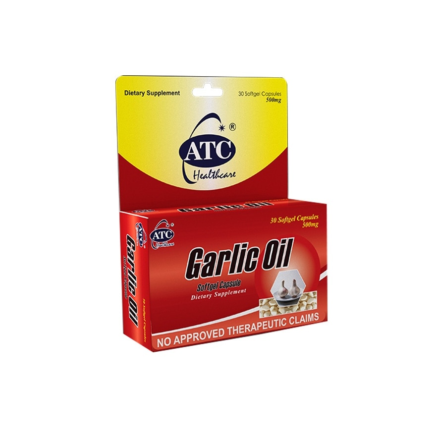 Garlic Oil Softgel Capsules 500mg x30 Box
