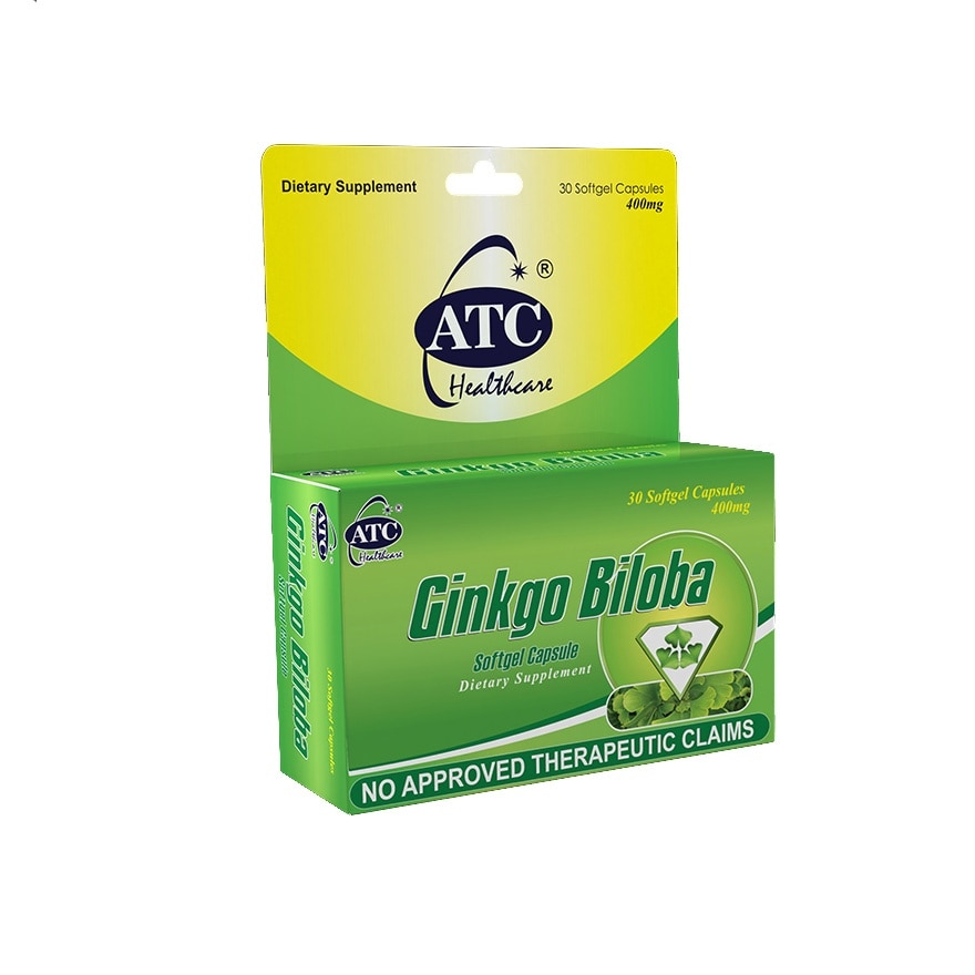 Ginkgo Biloba SoftgelCapsule 400mg 30 pieces per box