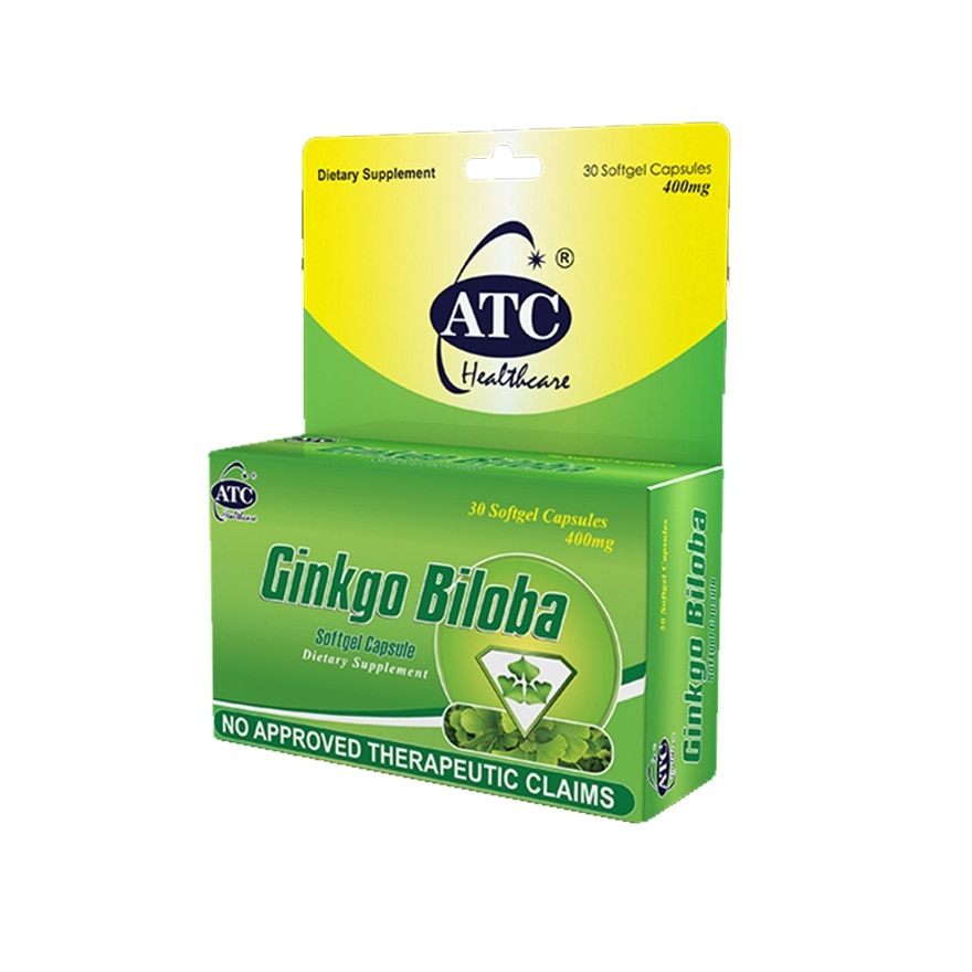 Ginkgo Biloba SoftgelCapsule 400mg 30 pieces per box