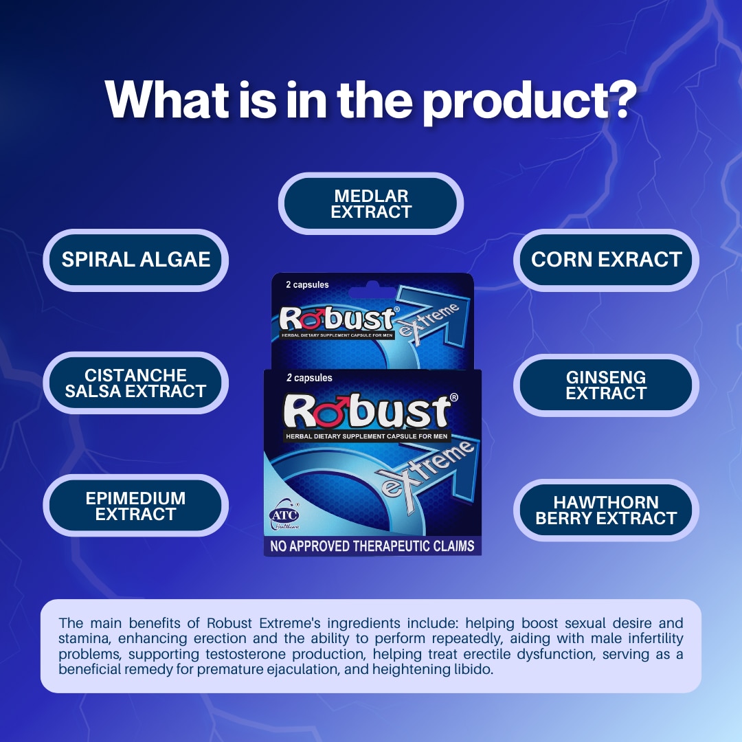 Robust Extreme Cap 400mg 2 Capsules