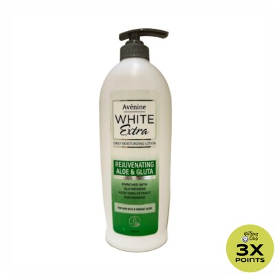 AVENINE White Extra Daily Moisturising Lotion Rejuvenating Aloe 500ml