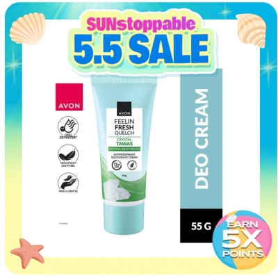 AVON - AVON Feelin Fresh Crystal Tawas Quelch 55g