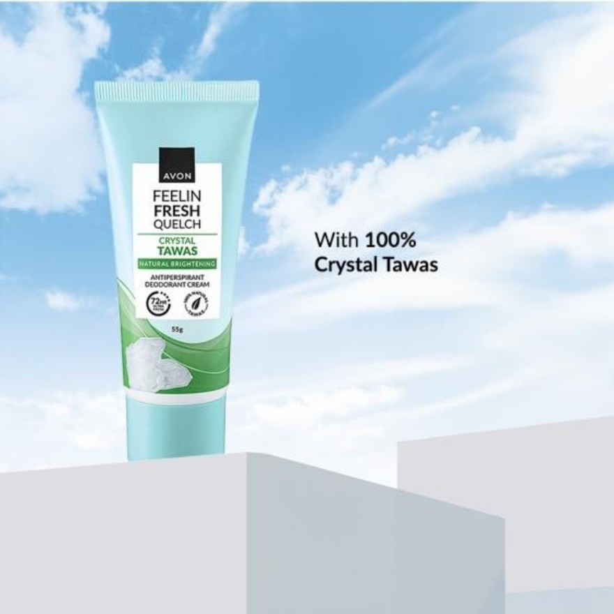 AVON Feelin Fresh Crystal Tawas Quelch 55g