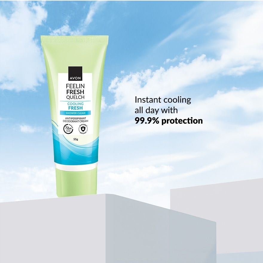 AVON Feelin Fresh Antibac Cooling Quelch For Women 55g