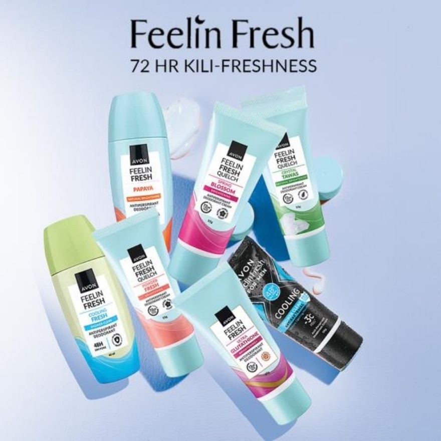 AVON Feeling Fresh Cooling Anti-Perspirant Deodorant Cream 55g