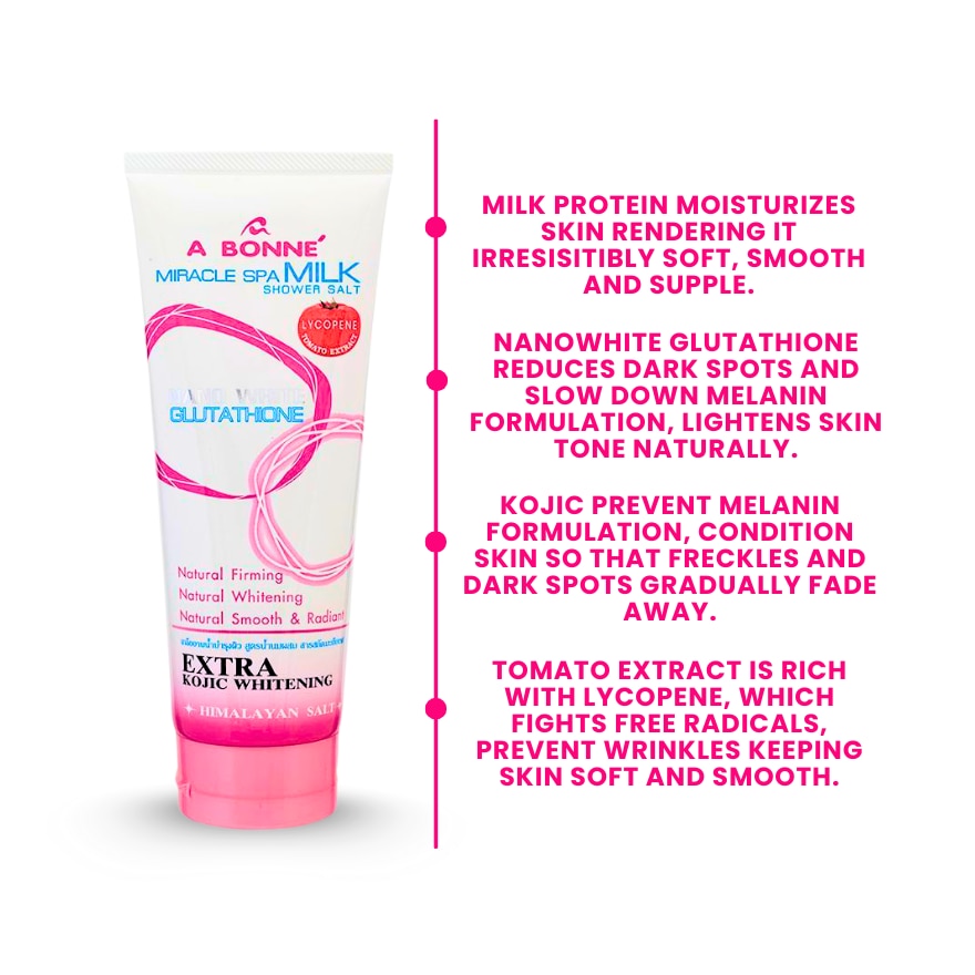 Miracle Spa Milk With Nano White Gluta 350g