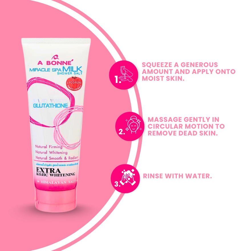 Miracle Spa Milk With Nano White Gluta 350g